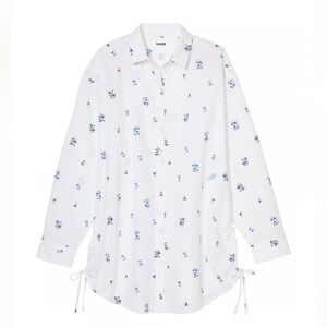 NWT PINK Victoria’s Secret 
COTTON POPLIN SHIRT